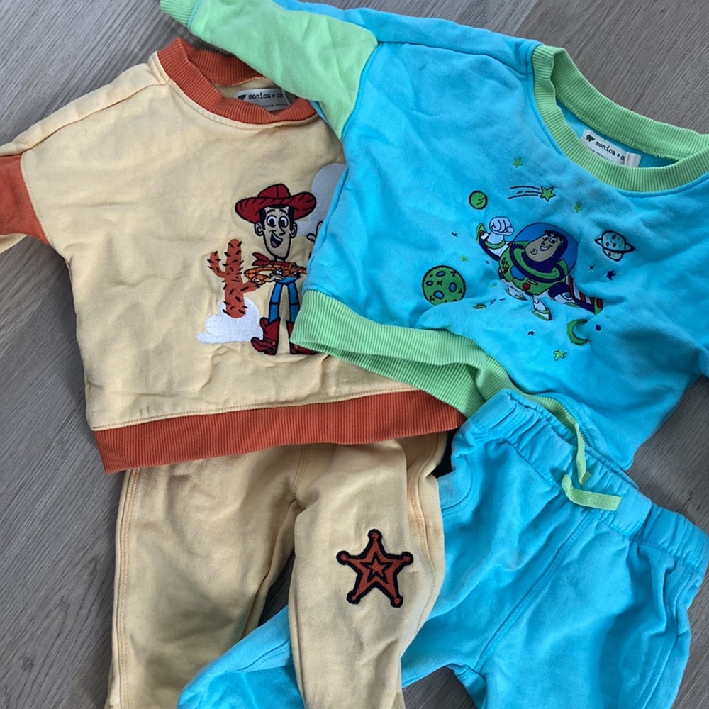 Monica + Andy Toy Story Sweatsuit Bundle